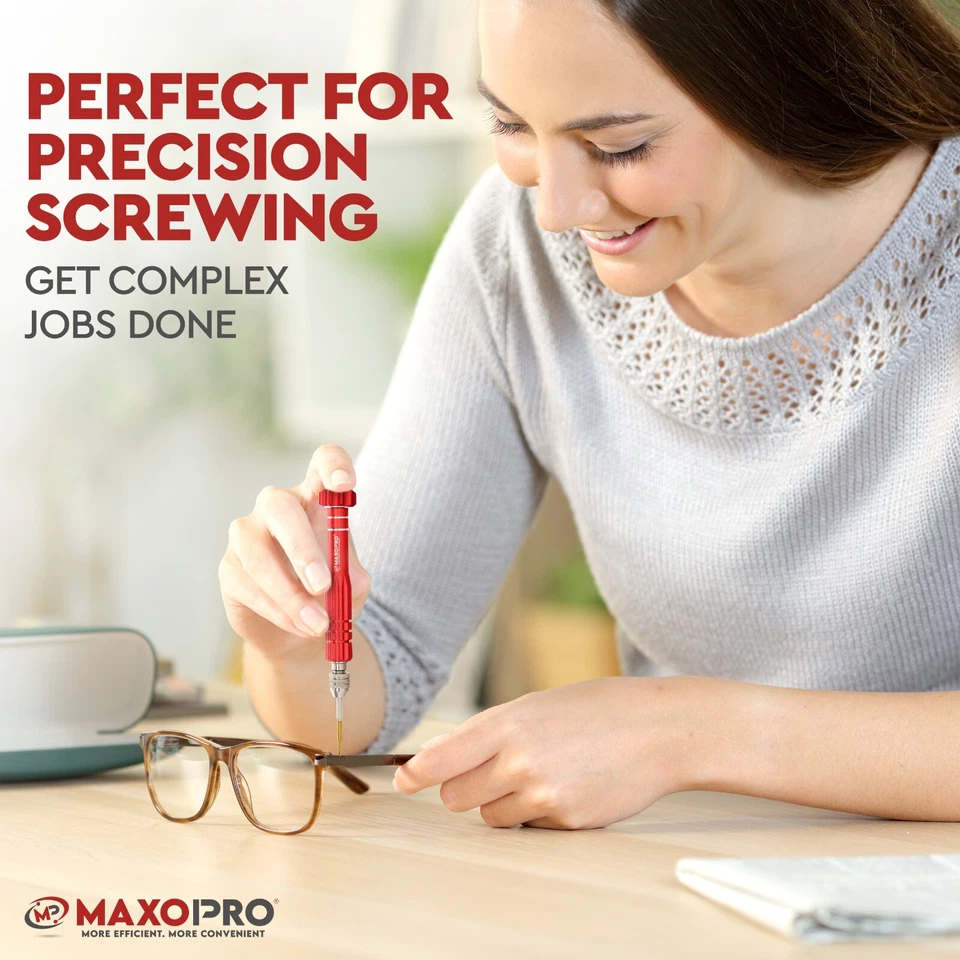 5-in-1 Multifunctional Eyeglass Screwdriver Kit | Mini Screwdriver for Glasses - Image 4 of 4