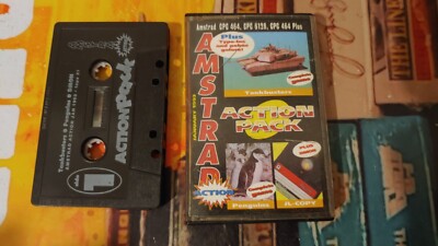 ACTION 1/93 Tankbusters Amstrad CPC (Tape, Box) works 8-bit