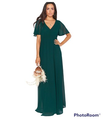 slim fit dress slacks Paris Gown ~ Moss Green Stretch XXL
