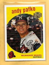 ANDY PAFKO - 2001 Topps Archives - #112 - Braves - Comb. Shipping