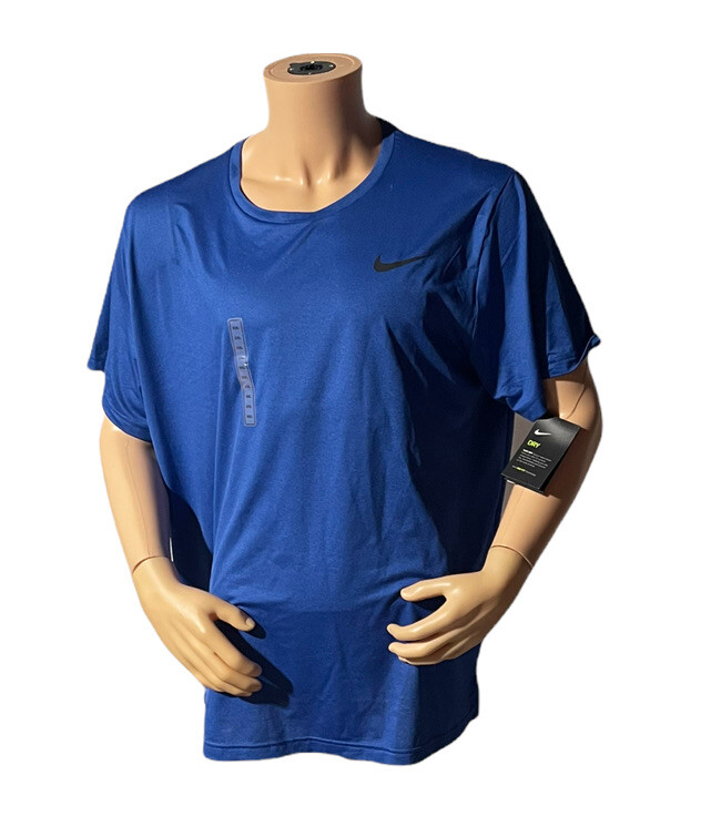 Мужская футболка NIKE BREATHE Running DriFit Top CJ4611-451 синего цвета размер 2XL 4990₽
