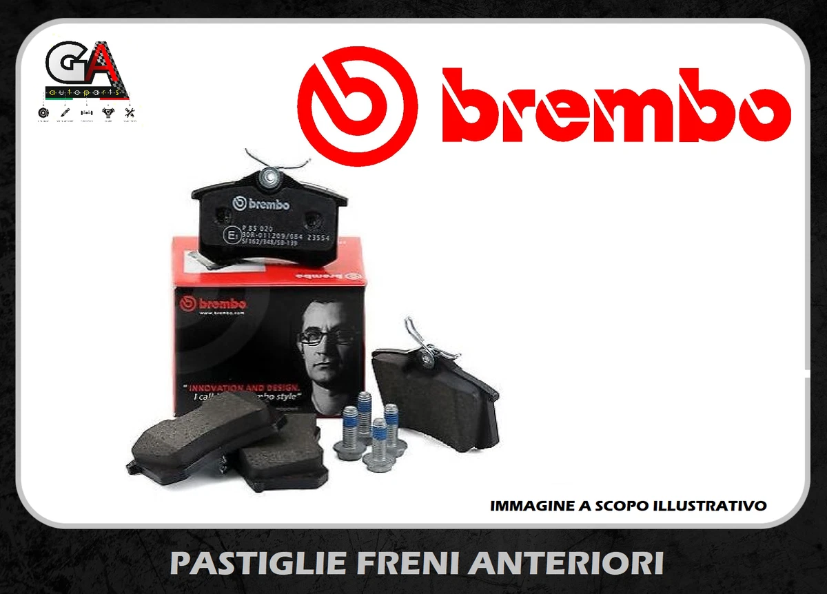Kit 8 Pastiglie Freno Anteriori E Posteriori Compatibili Con Peugeot 207/307 E Altri Modelli 1.6 16V 88KW (2001-2010)