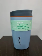 Owala SmoothSip Slider Stainless Steel Tumbler / 12oz / Color: Lakeside