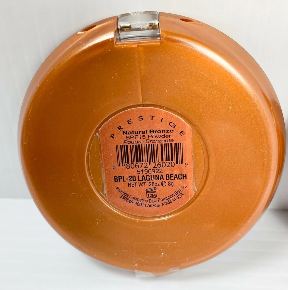 NEW (2) PRESTIGE Natural Bronze Powder - BPL-20 Laguna Beach **RARE — 第 3/3 张图片