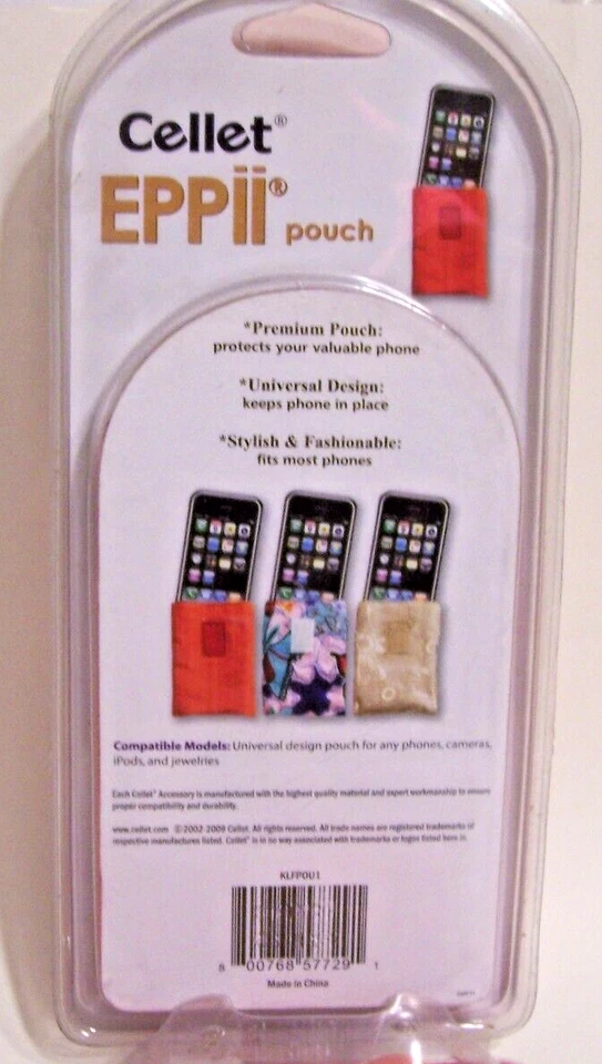 2 Bolsas de Teléfono Cellet Eppii Universal Premuim Naranja iPod I Teléfonos y Cámaras Foto 2 de 2