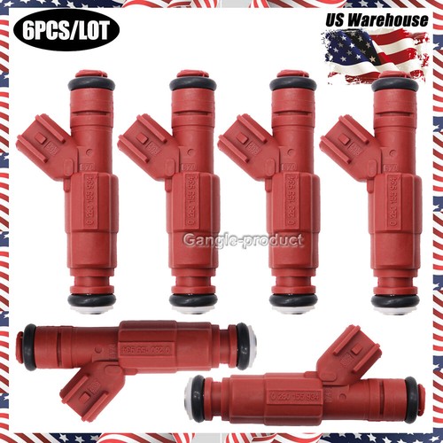 6PCS FUEL INJECTORS FIT FOR DODGE RAM 1500 DAKOTA PICKUP 3500 2500 5.9L