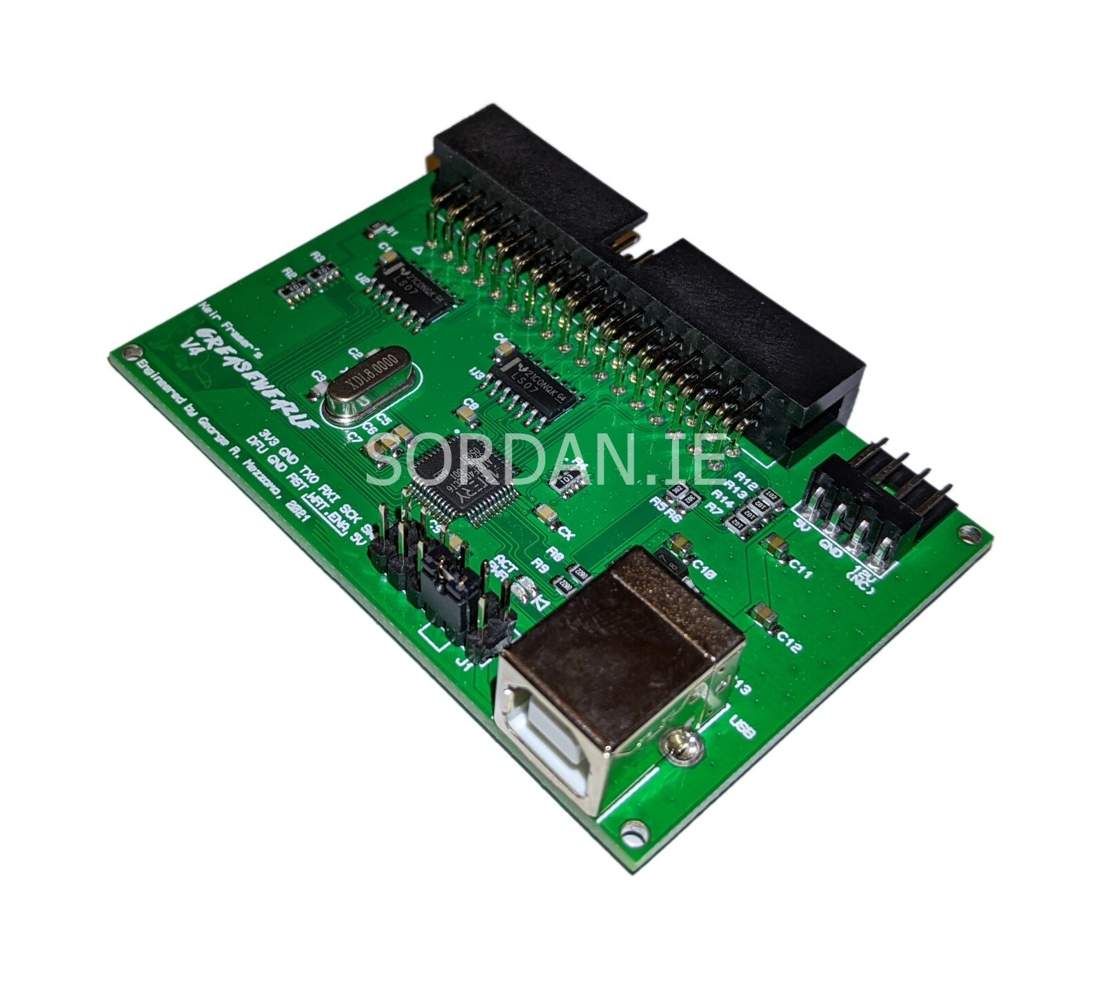 New Greaseweazle V4 USB Floppy Adapter Flux Reader Writer Amiga PC