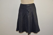 Ralph Lauren Collection Purple Label Made in USA 100% Linen Metallic Skirt 14