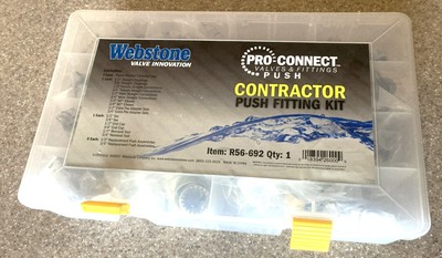 Webstone Contractor Pro-Connect Push Fitting Kit - Johnstone Supply Item R56-692