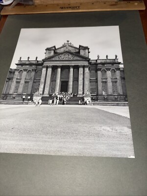 Antique Blenheim South Entrance Mounted English Architecture Photo John Vanbrugh