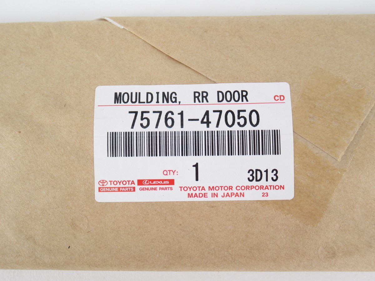 Genuine OEM Toyota 75761-47050 Passenger RH Rear Door Frame