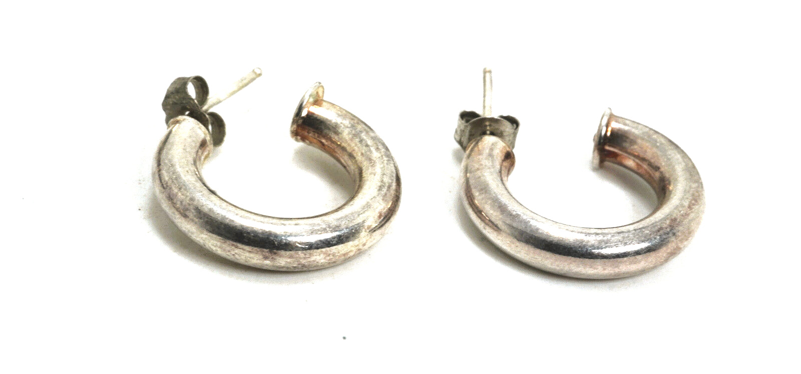 Lot of 5 Pairs Sterling Silver Hoop Earrings - image 9
