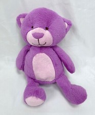 Animal Adventure Purple Teddy Bear Stuffed Animal Plush 10  Lovey Beanbag