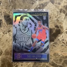 2020-21 Panini Illusions Basketball RC #163 Theo Maledon OKC Thunder A-13