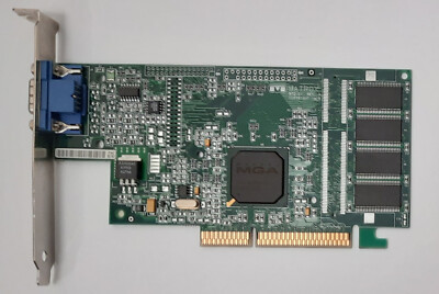 Matrox Millennium G200A AGP Grafikkarte (G2/MECOA8B/20D, 8MB, retro, 1999)