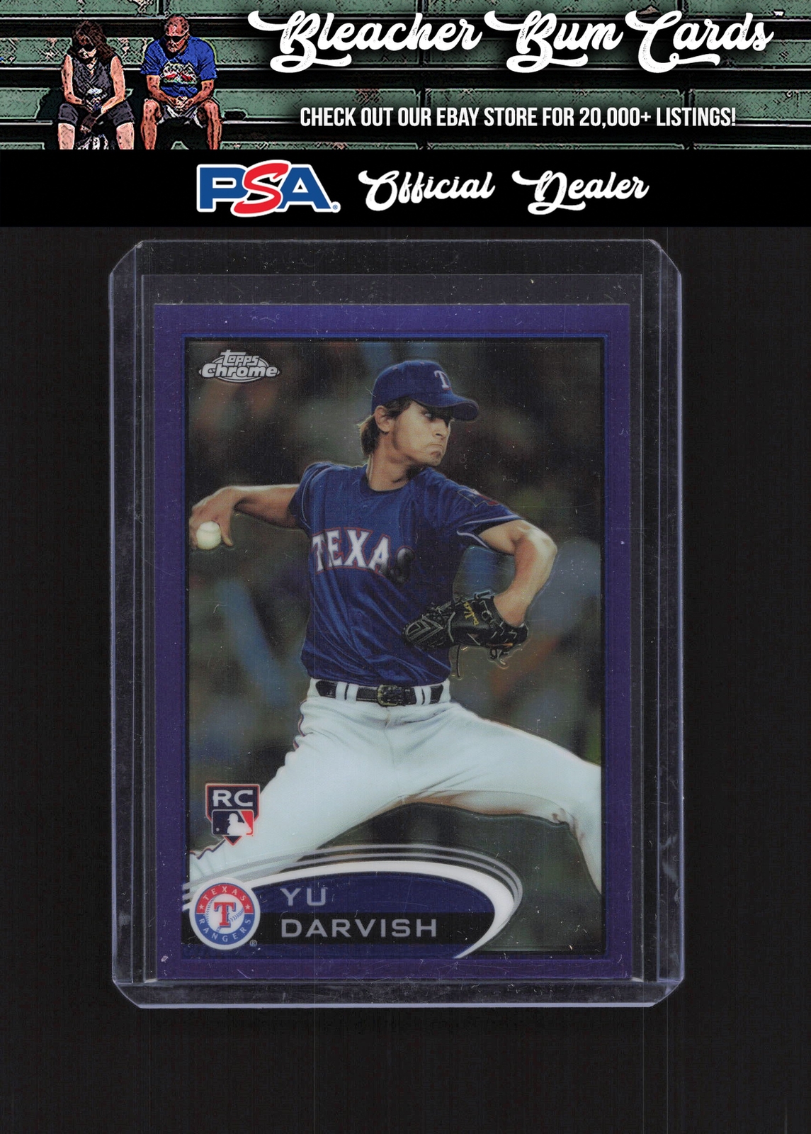 2012 Topps Chrome 151 Yu Darvish Purple Refractors