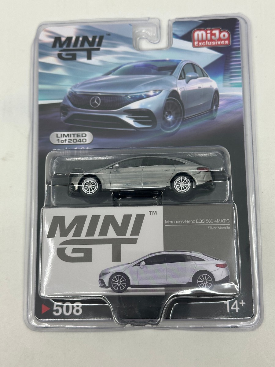 ミニカー MINI GT Mercedes-Benz EQS 580 4MATIC 559 1/64 MINI GT Mercedes-Benz EQS 580 4MATIC Black - LIVECARMODEL.com