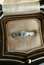 Solid 14K White Gold 2.25Ct Round Cut Diamond Engagement Ring Simulated Size 5