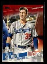 2018 Topps Cody Bellinger Cody Bellinger Highlights #CB30 Red /10 U6844