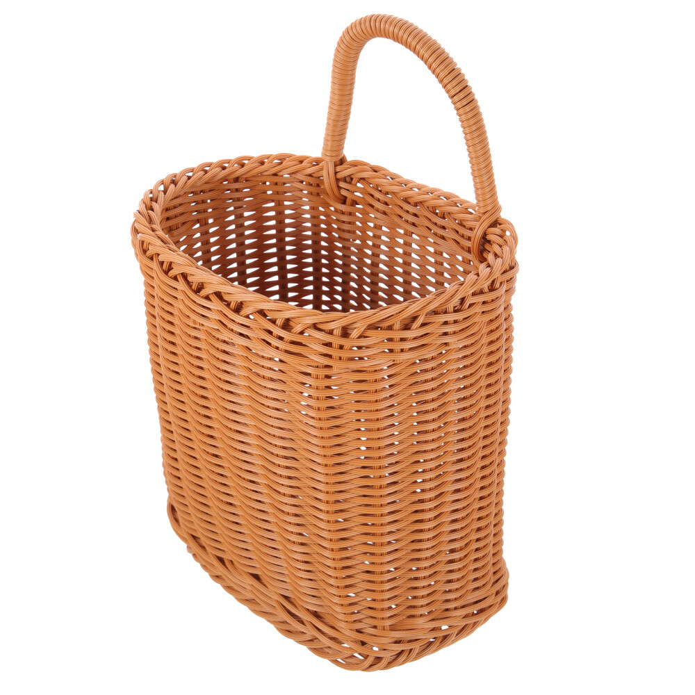 Wicker Wall Storage Baskets for Door Knob Hanging Fruit Decor