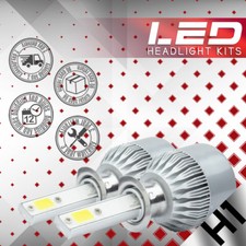 2x H1 12v Cree Led Headlight High Beam Low Beam Light Smd Bulbs Vehicle Lamp