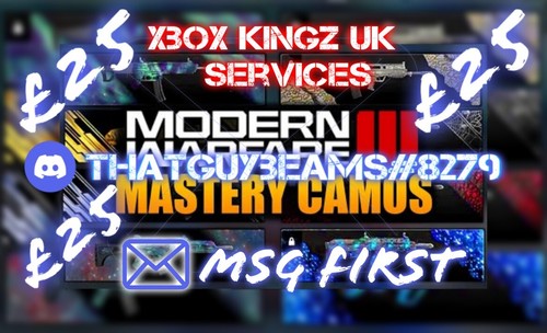 [MW3] PS/XBOX/PC interstellar │Borealis Mastery Camo & Meta Attachments Service