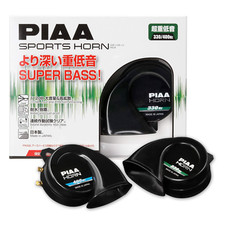 Piaa Superior Bass Horns Ho-9 330hz And 400hz 112db Black New From Japan Piaa Superior Bass Horns Ho-9 330hz And 400hz 112db Black New From Japan