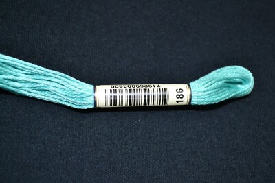Anchor Cotton Threads for Embroidery Shade 186 Sea Green Medium Light