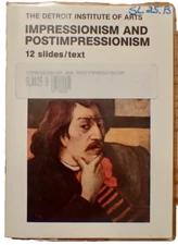Vtg Detroit Institute Of Arts Impressionism & Postimpressionism 12 Slides & Text