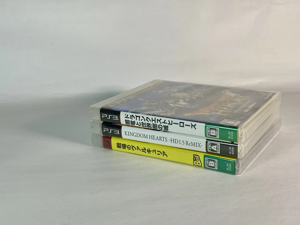 Lot3 PS3 Valkyria Chronicles & Kingdom Heats Mix HD & Dragon Quest Hetoes -Japan - Image 2 of 4