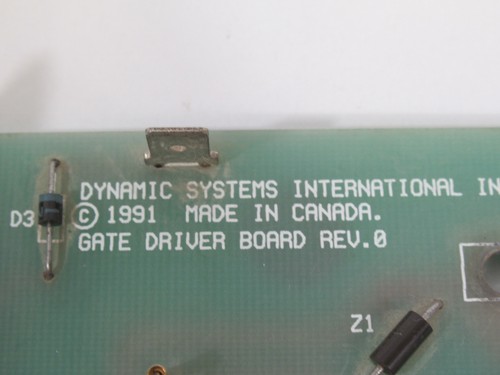 Dynamic Systems Gate Driver Board Rev. 0 USED - Picture 2 of 2