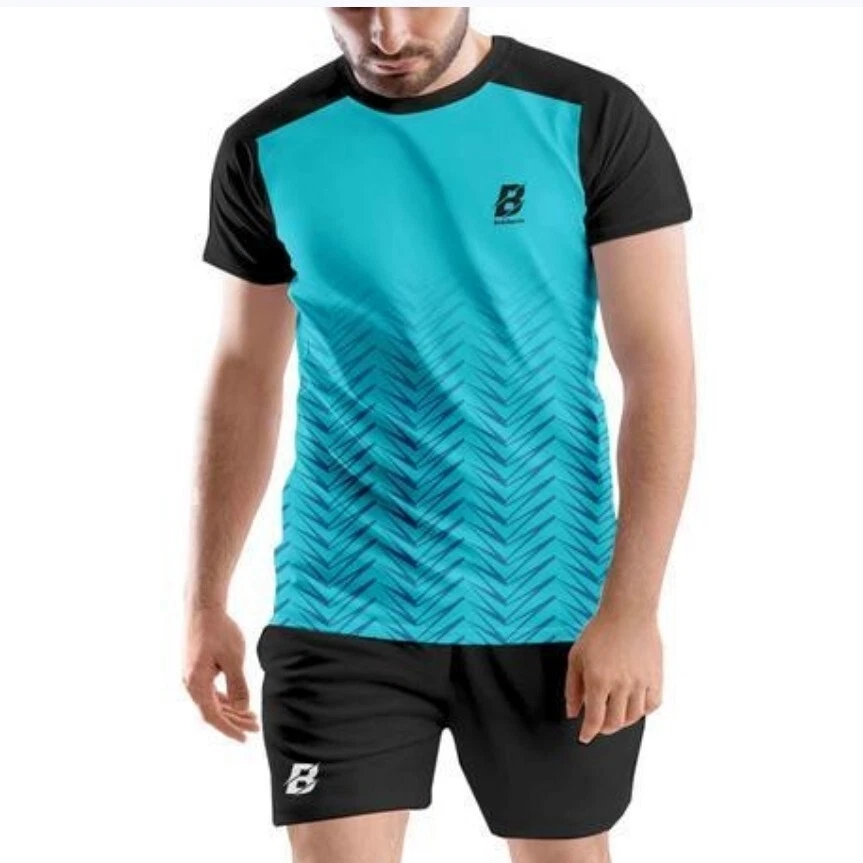Printed Super Net Comfortable T shirt Shorts Set for Sports Gym