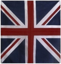 22"x22" UK United Kingdom Flag Cotton Bandana