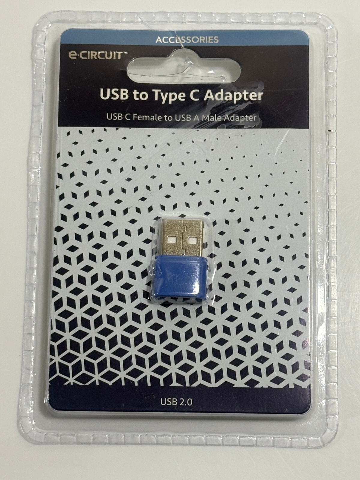 E- Circuit USB to Type C Adapter USB 2.0 Blue