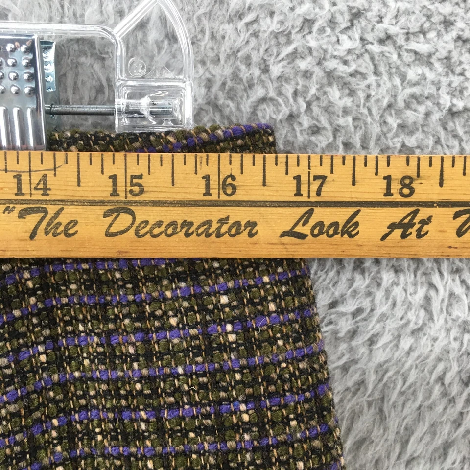 Faldas Isda & Co Tweed línea A para mujer 12 (real 33x21,5) marrón cremallera trasera plisada Foto 2 de 4