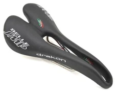 Selle SMP Drakon Saddle (Black) (AISI 304 Rails) (139mm) [ZSTRIKEDRAMN]
