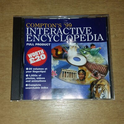 COMPTON'S 99 INTERAKTIVE ENZYKLOPÄDIE KOSTENLOS MIT COMPUTER SHOPPER CD BX5