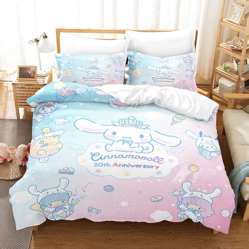 Cinnamoroll Series Duvet/Quilt/Doona Cover Single/Double/Queen Size Bedding Set - Bild 4 von 49