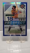 2024 Panini Prospect Edition Nick Kurtz Holo Ticket Blue 072/149 Athletics
