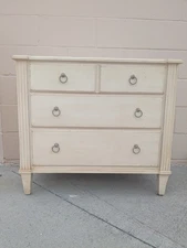 Ethan Allen Modern Regency Wood Dresser Side Table