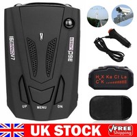 Car Radar Laser Speed Camera Detector Full Band 360 Detection System Alarm Voice