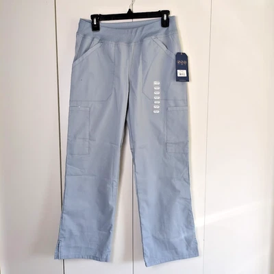 NEW Cherokee Workwear Scrubs Cargo Small Petite Pant WW170P GRY Gray Women's - Image 1 of 4