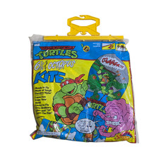 Vintage Teenage Mutant Ninja Turtles 6 1/2 Ft Octopus Kite Spectra Star Mylar