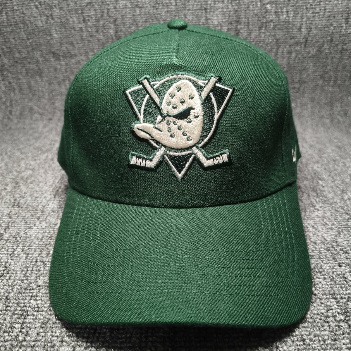 '47 Brand Mighty Ducks of Anaheim Green Snapback Cap NHL Old Logo Hat