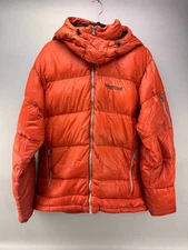 MARMOT Mens Orange Stockholm Full Zip Hooded Jacket Size L *READ*