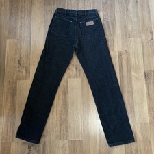 Vintage Wrangler Jeans Mens 30x32 (fit 26x30) Made in USA 90s 946BLKS Cowboy