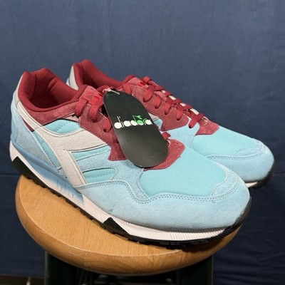 Diadora N9002 OVERLAND Mens Sneakers Sky Blue Aqua Sea NWT US Size 13