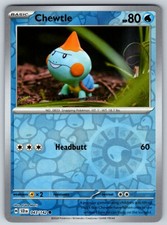 Chewtle 043/142 Common Stellar Crown Pokemon Reverse Holo Near Mint