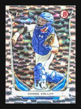 2014 Bowman Draft #DP38 Chase Vallot Silver Ice Kansas City Royals