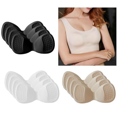 4x Bequeme BH-Pads Einlagen Push Up Weich Brustverstärker Herausnehmbar Schwamm BH-Cups